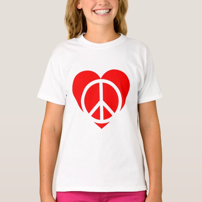 Peace and Love T-Shirt (Front)