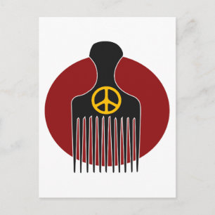 Peace and Nappyness Postcard