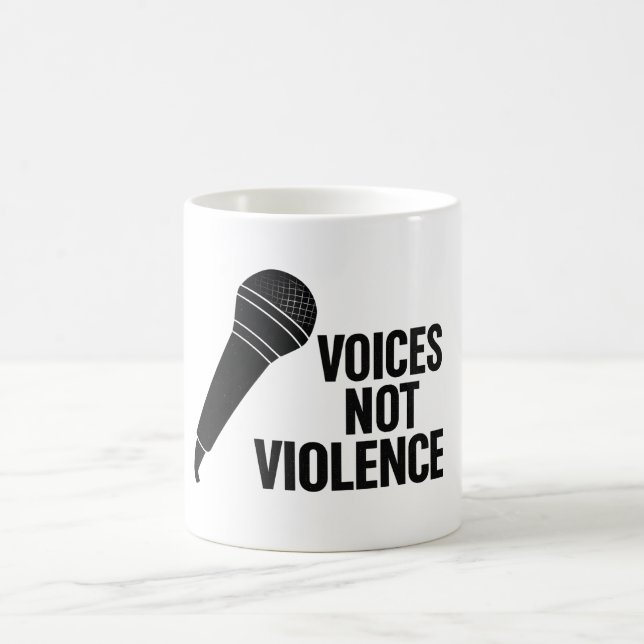 Peace and Nonviolence Awareness Gift  Coffee Mug (Center)
