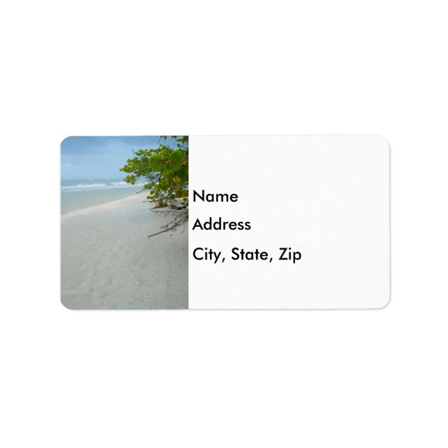 Peace and Quiet at Sanibel Island Label (Front)