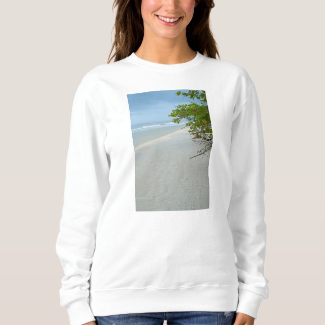 Peace and Quiet at Sanibel Island Long Sleeve Sweatshirt (Front)