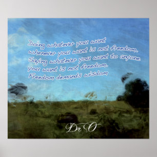 Peace and Responsibility Poster