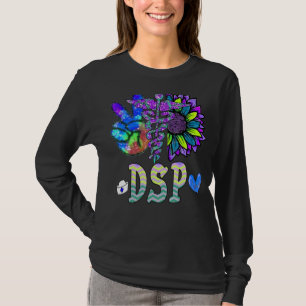 Peace And Sunflower Dsp Medical Symbols The Caduce T-Shirt