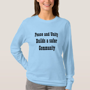 Peace and Unity t-shirts