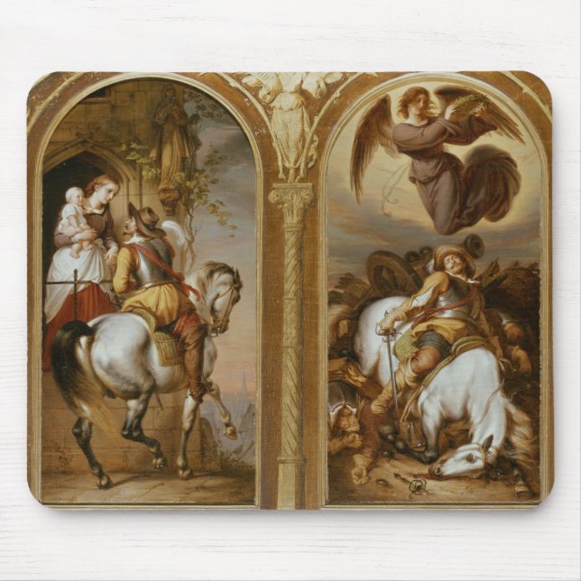 Peace and War Mouse Mat (Front)