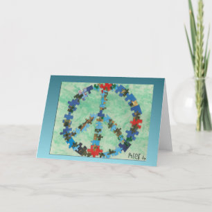 Peace Around The World Card
