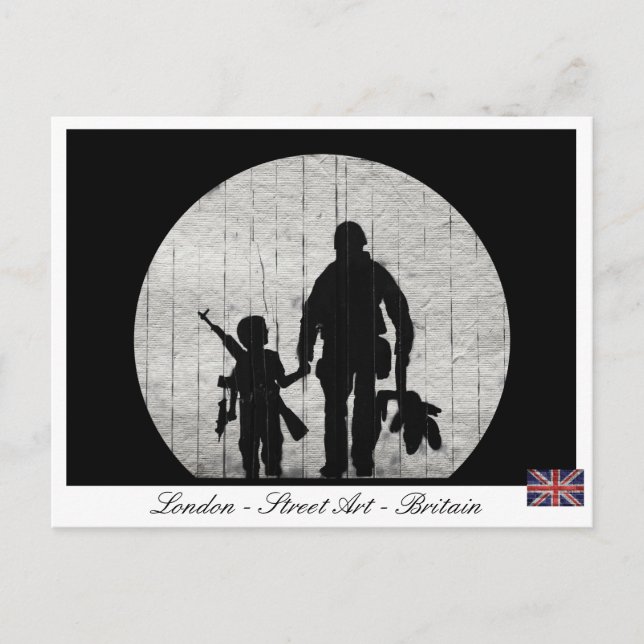 Peace Art - London, Britain Postcard (Front)