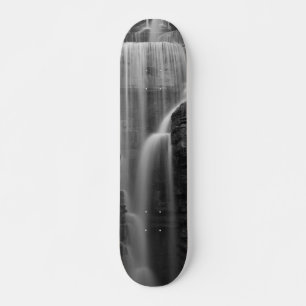 Peace At Indian Cliff Grayscale Skateboard