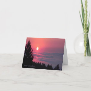 Peace at sunset.... card