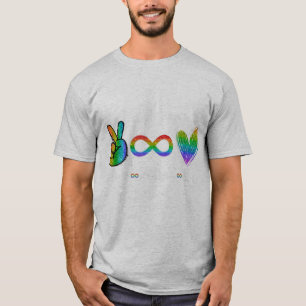Peace Autism Love Autism Awareness T-Shirt feature
