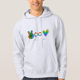 Peace Autism Love Autism Awareness T-Shirt feature Hoodie