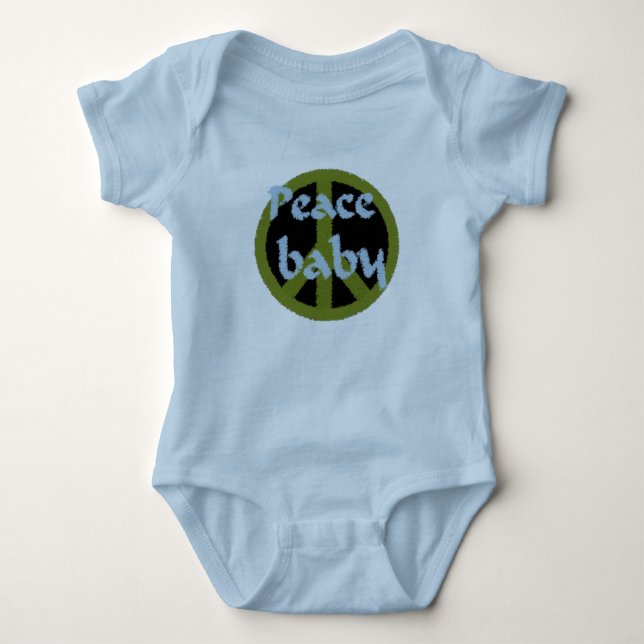 Peace baby Infant  Shirt (Front)
