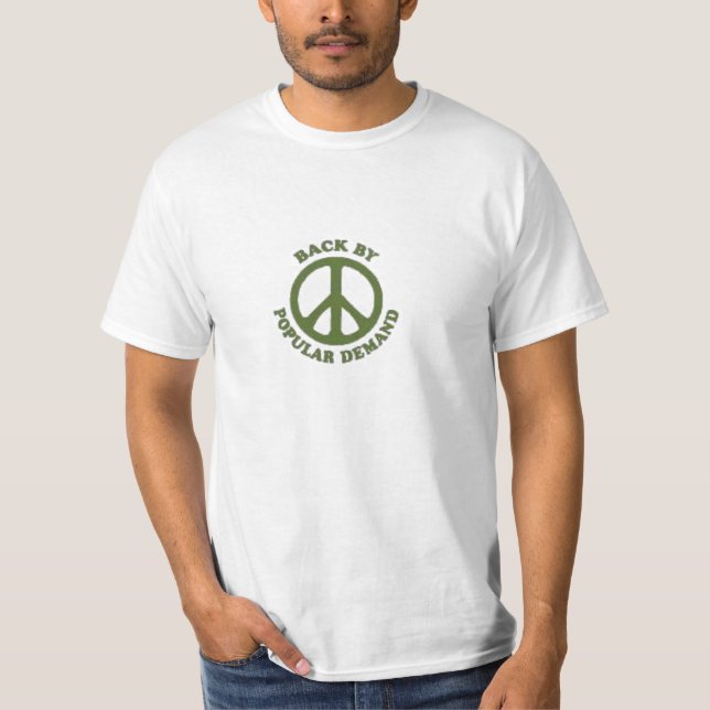 Peace Back Demand Value T T-Shirt (Front)