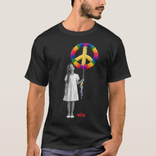 Peace Balloons Girl T-Shirt