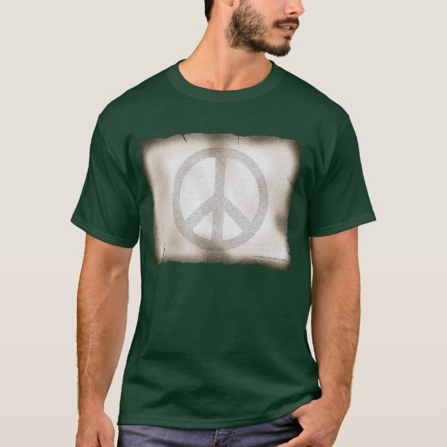 Peace Basic Dark T-Shirt (Front)