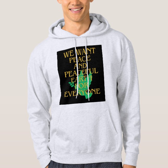 Peace basic hoodie  (Front)
