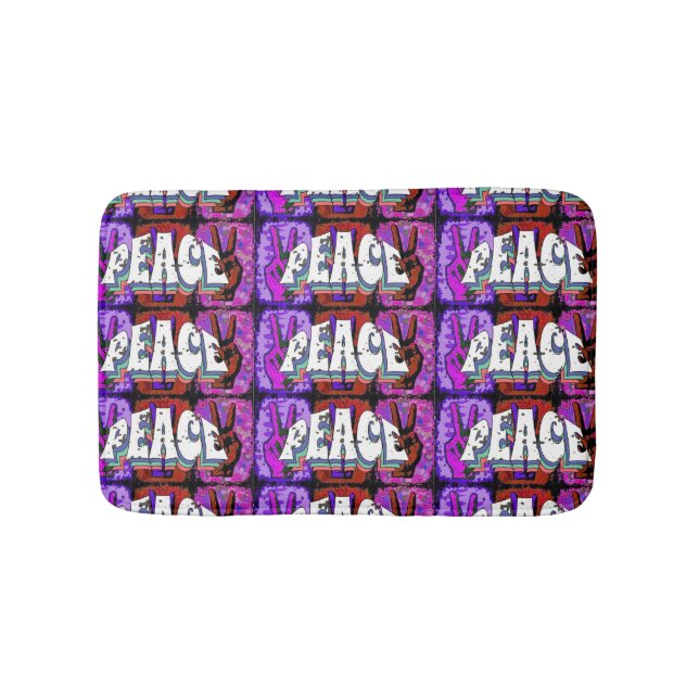 Peace Bath Mat (Front)