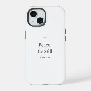 Peace, Be Still Christian Faith – Mark 4:39 iPhone 15 Case