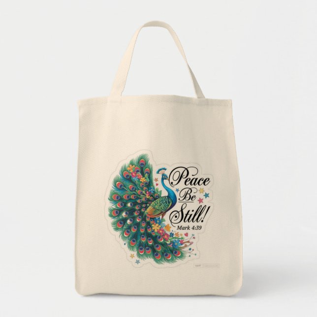 Peace be still grocery tote (Front)