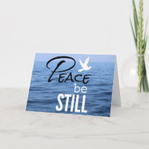 Peace Be Still Water Faith Blessing Christian