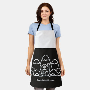 Peace Be to This House   Housewarming Gifts Apron