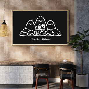 Peace Be to This House Housewarming Gifts Poster