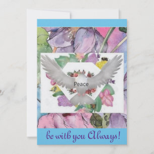 "Peace - be with you Always!" Encouragement Card