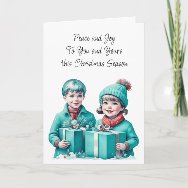 Peace be with You and Yours | Christmas  Card (Front)