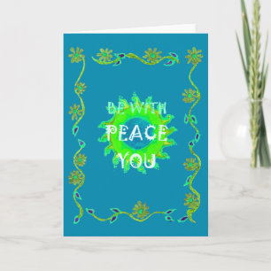 Peace Be with You Art Print Card
