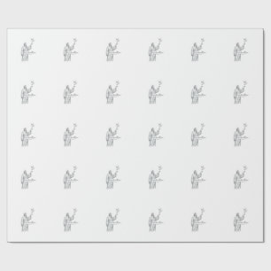 Peace Be With You Dove Christian Vintage Shirt Wrapping Paper