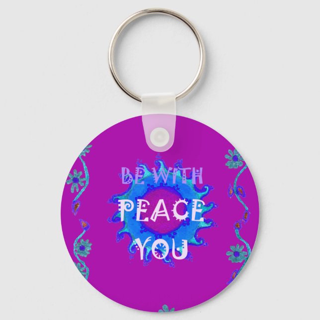 Peace Be With You Key Ring (Front)