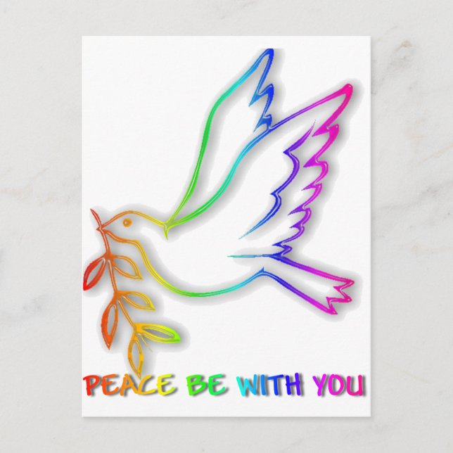 Peace Be With You Postcard (Front)
