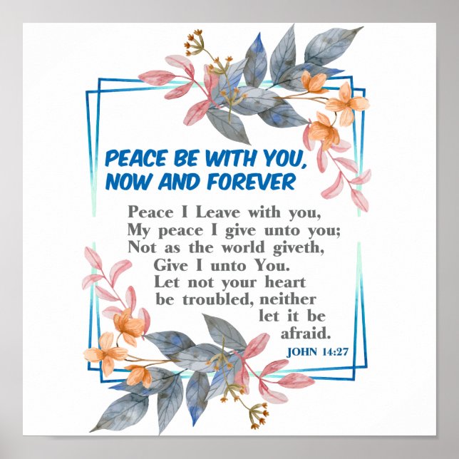 Peace be with you poster (Front)