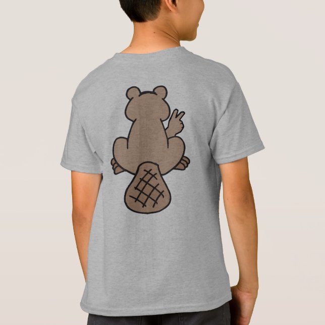 Peace Beaver T-Shirt (Back)
