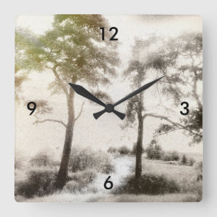 Peace before the Storm Square Wall Clock