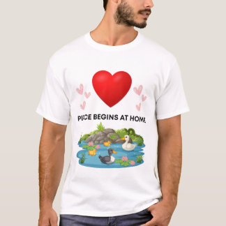 Peace Begins at Home Shirt | Calm & Mindful Livin