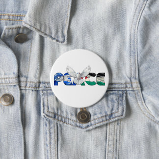 Peace Between Israel and Palestine 7.5 Cm Round Badge