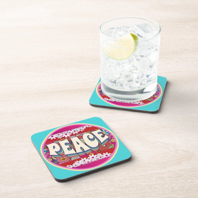 Peace Beverage Coaster (Right Side)