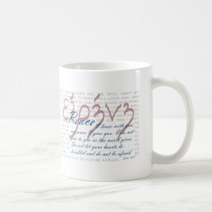 Peace Bible Verse on Christian Mug