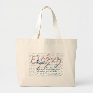 Peace Bible Verse on Christian Tote