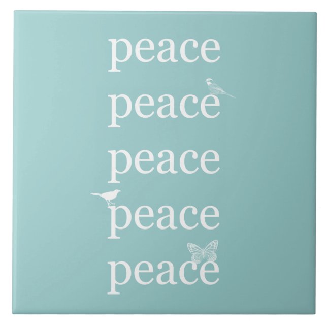 Peace Birds Tile (Front)
