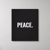 Peace black and white text minimalist anti war