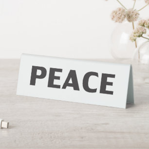 Peace black white simple