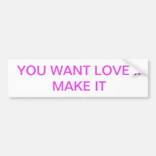 PEACE BUMPER STICKER