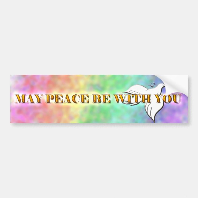 Peace Bumper Sticker (Front)