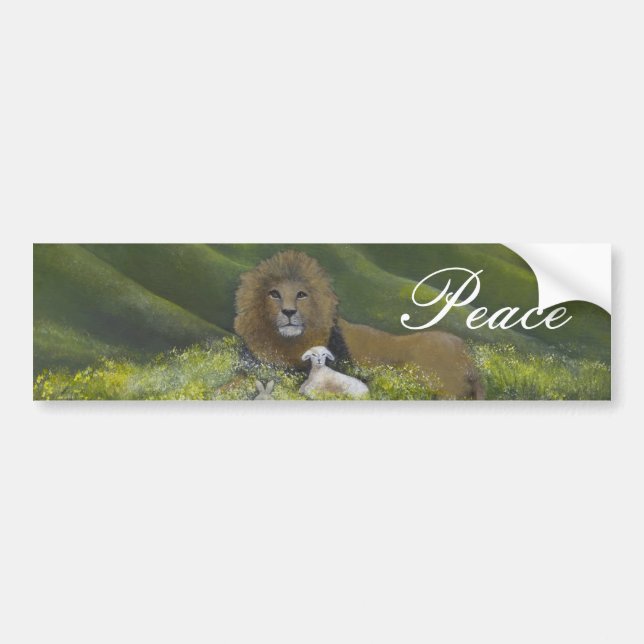 Peace Bumper Sticker (Front)