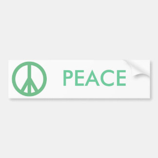peace bumper sticker