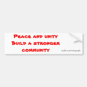 peace bumper stickers