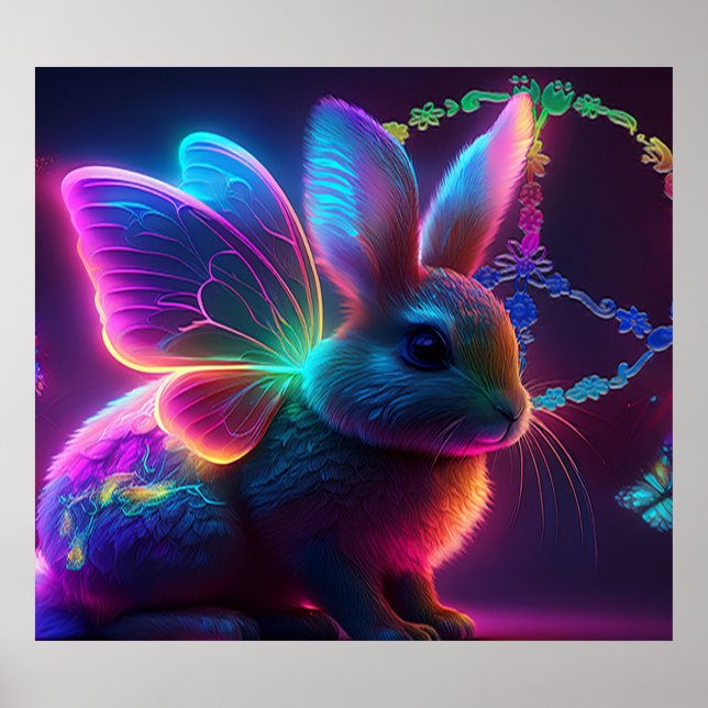 Peace Bunny Poster (Front)
