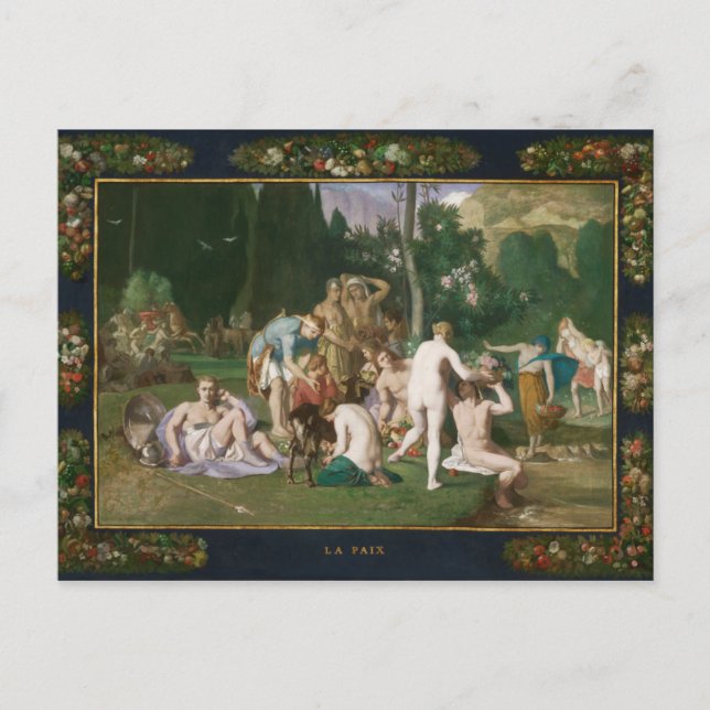 Peace by Pierre Puvis de Chavannes Postcard (Front)